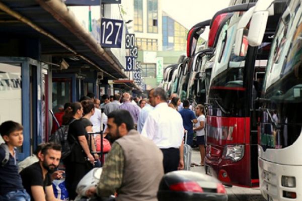 Otobüs terminallerinde Bayramı yoğunluğu başladı