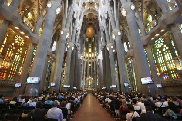 Barselona'da terör kurbanları için cenaze töreni