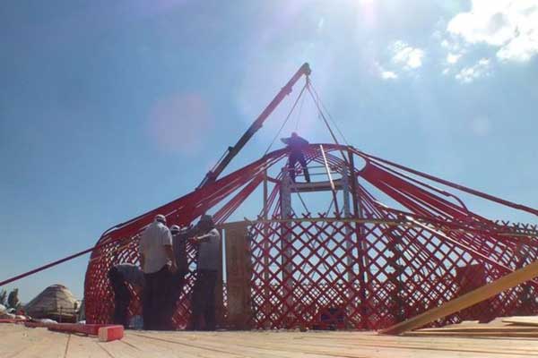 Erdoğan için kıl çadırları kuruluyor