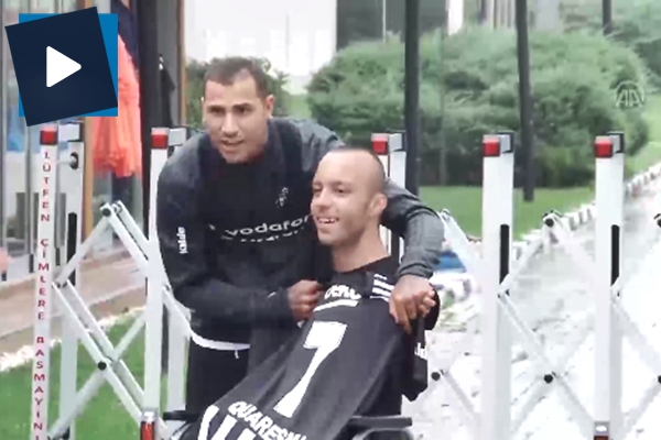 Bedensel engelli Sefa Yurtkölesi'nin Quaresma hayali gerçek oldu