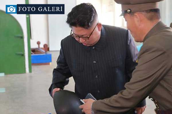 Kuzey Kore Lideri Kim Jong Un yeni füzeleri inceledi