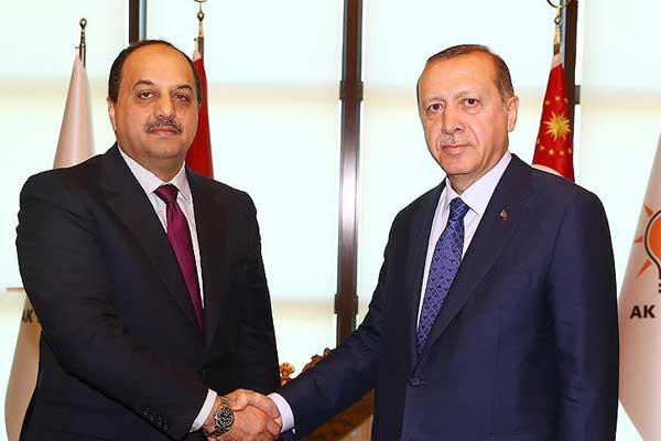 Erdoğan Attiyah'ı kabul etti
