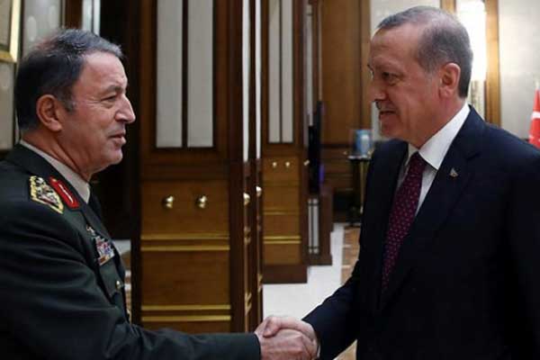 Erdoğan, Hulusi Akar ile görüştü