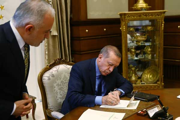 Erdoğan, kurban bağışında bulundu