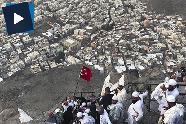 Hacı adaylarının Hira heyecanı