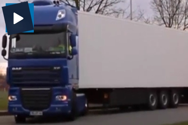 Usta şoför böyle olur