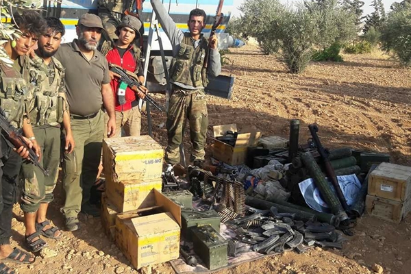 PKK'ya giden silahlar yakalandı