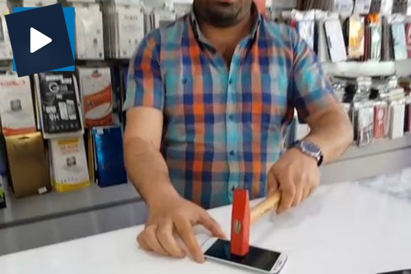 Kırılmaz cam testini abartınca bakın ne oldu!