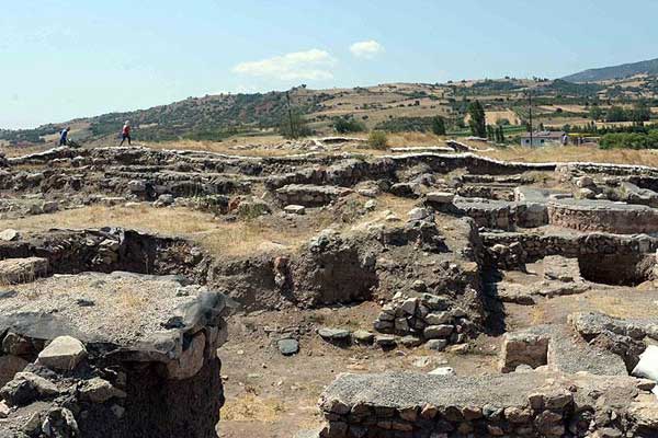 Komana Pontika antik kentinde kazı