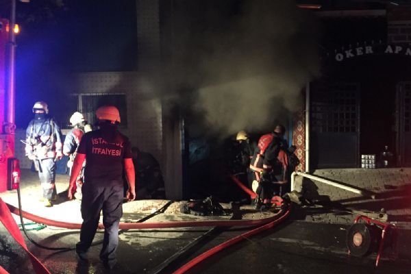 İstanbul'da  yangın