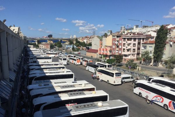 15 Temmuz Demokrasi Otogarı'nda bayram yoğunluğu