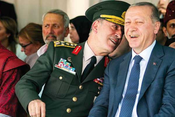 Akar ve Erdoğan'dan güldüren diyalog
