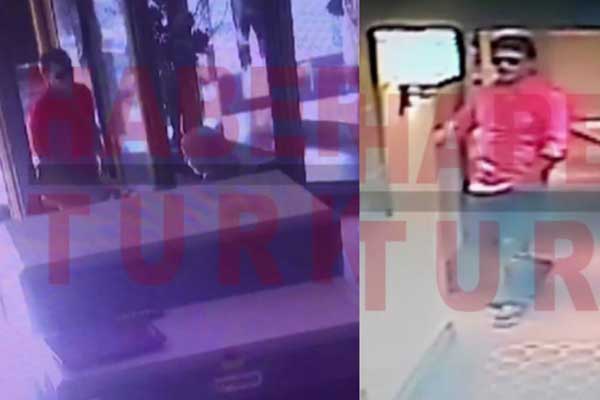 Şaşmaz'ın odaya giriş görüntüleri ortaya çıktı