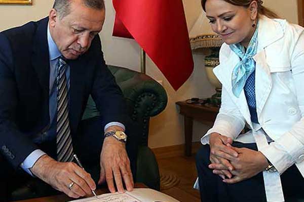 Erdoğan, Kadem Vakfı'na kurban bağışı yaptı