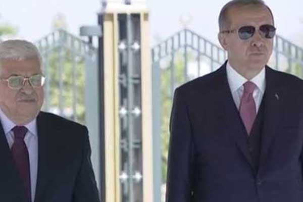 Erdoğan, Abbas'ı resmi törenle karşıladı