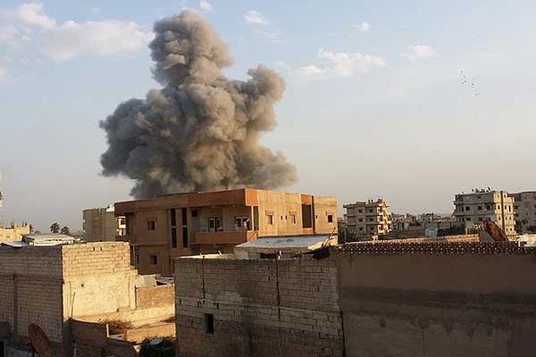 ABD koalisyon uçakları Rakka'yı vurdu