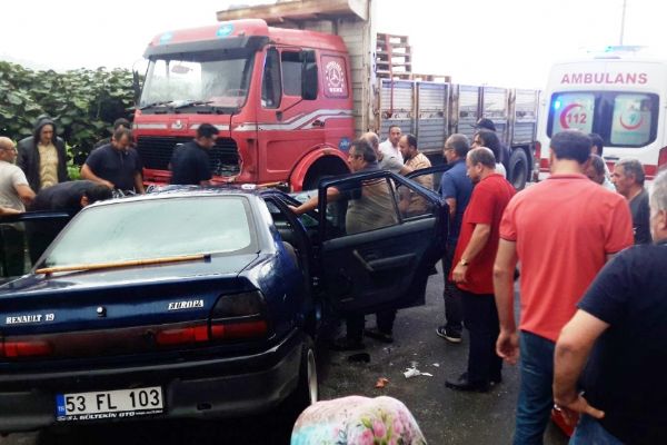 Rize'de korkunç kaza: Karı-koca hayatını kaybetti