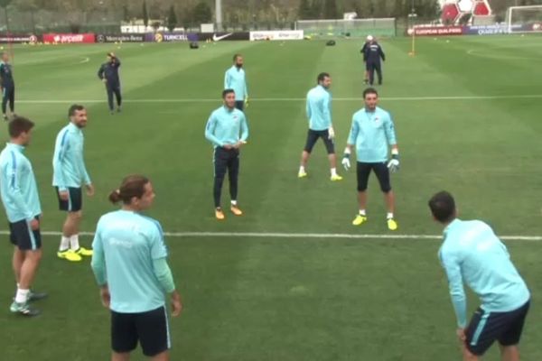 A Milli Takım hazırlıklarını sürdürdü