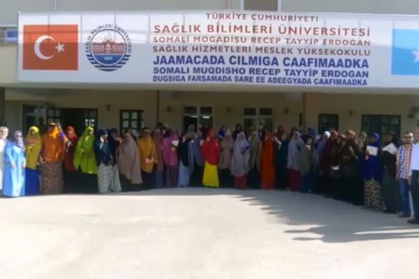Somalili öğrencilerden Cumhurbaşkanı Recep Tayyip Erdoğan'a bayram mesajı