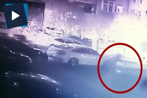 Şişli’deki çatışma kamerada