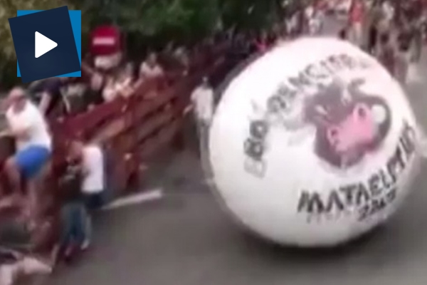 Dev top adamı böyle yaraladı