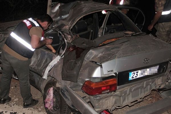 Elazığ'da korkunç kaza