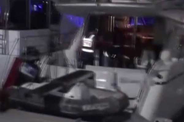 İstanbul'da lüks yata baskın