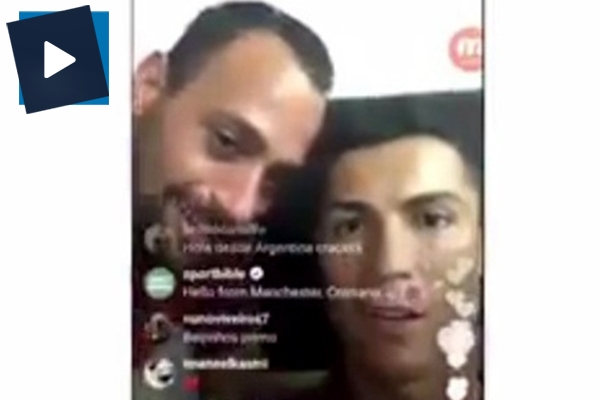Ronaldo’dan Göztepe tezahüratı