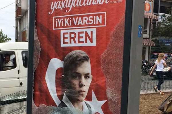 Şehit Eren Bülbül'e saygısızlık