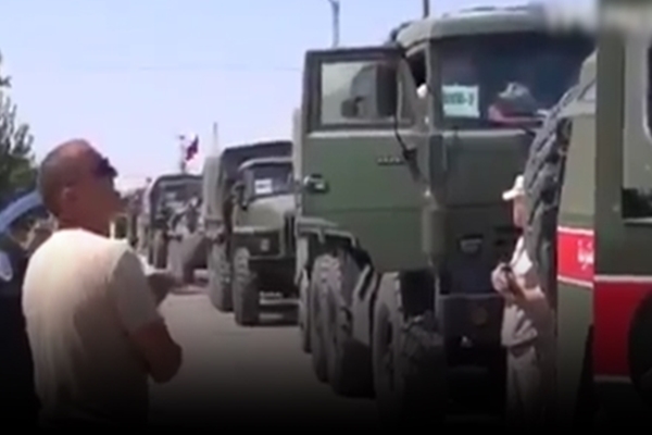 Rus birlikler sınırımıza konuşlandı