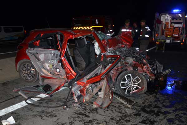 Tekirdağ'da feci kaza