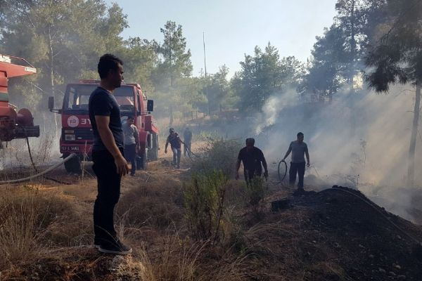 Antalya'da orman yangını