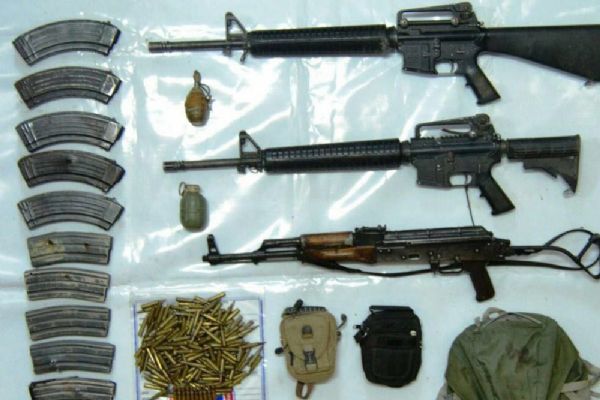 O bölgede silah ve mühimmat ele geçirildi!