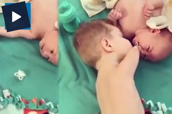 Kolları olmayan abiden duygulandıran hareket