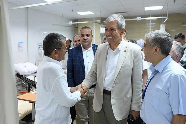 Demircan'dan Mekke'de hastaneye ziyaret