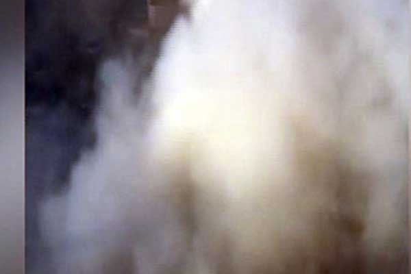 Ankara'da boya fabrikasında yangın