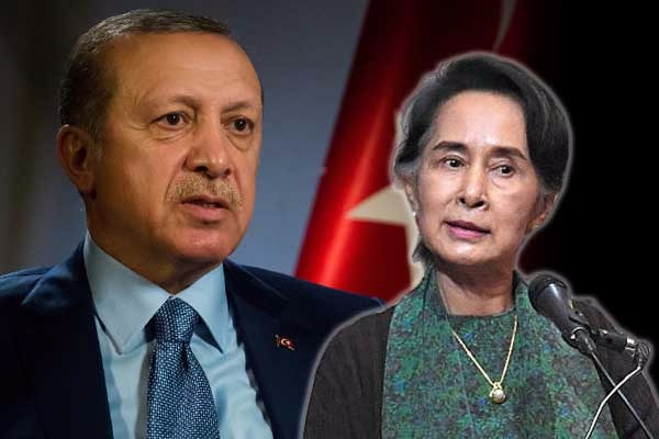 Cumhurbaşkanı Erdoğan Myanmar lideri ile görüştü!