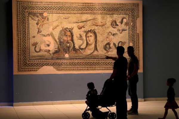 Zeugma Mozaik Müzesine bayram ilgisi