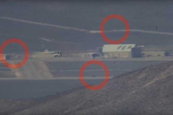 İşte 'UFO'lu askeri üs'ten en net kareler