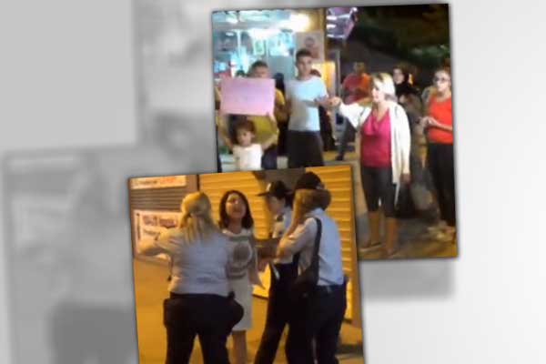 Arakan Müslümanlarına yapılan zulmü protesto eden gruba hakaret ettiler!