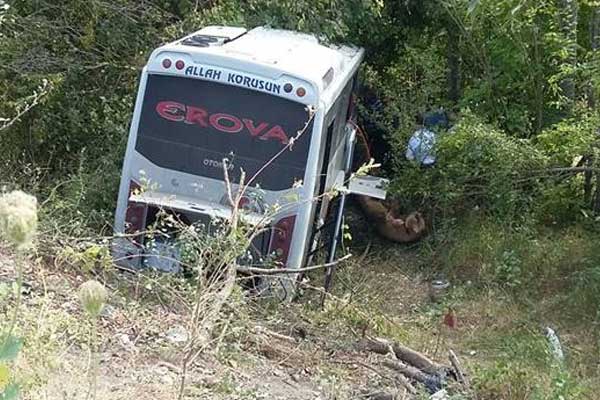 Amasya'da kaza! Yaralılar var