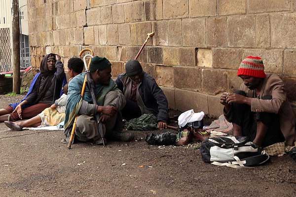 Etiyopya'da evsizlerin yaşam mücadelesi
