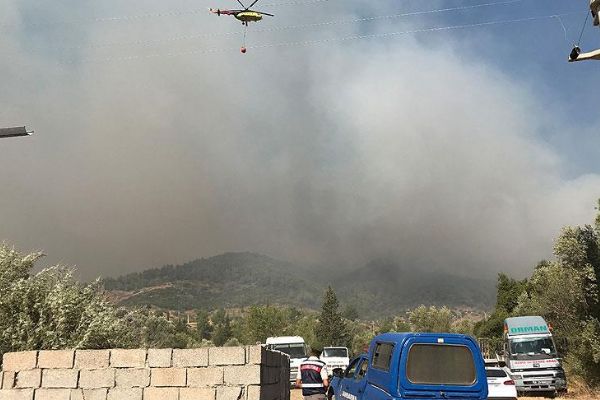 Antalya'da orman yangını