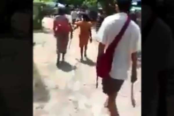 Galeyana gelen Budistler soykırıma böyle gidiyor