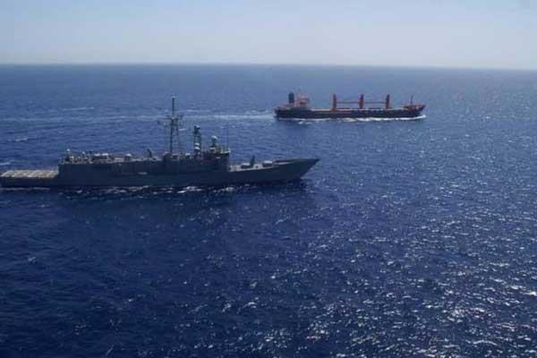 Yunanistan'ın yardımına Giresun Fırkateyni yetişti