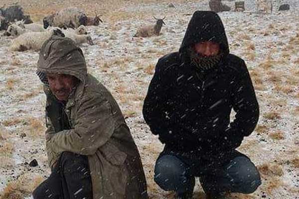 Erzurum’a kar yağdı