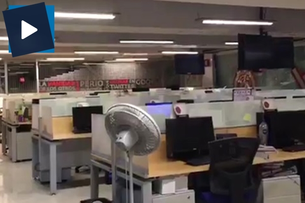 Meksika'da 8 büyüklüğündeki deprem kameraya böyle yansıdı