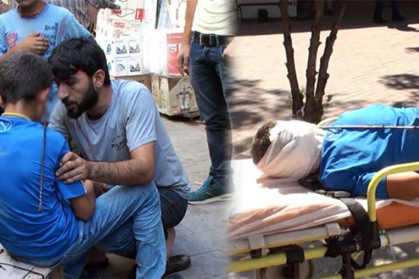 Şanlıurfa'da kardeşinin kulağına kebap şişi sapladı