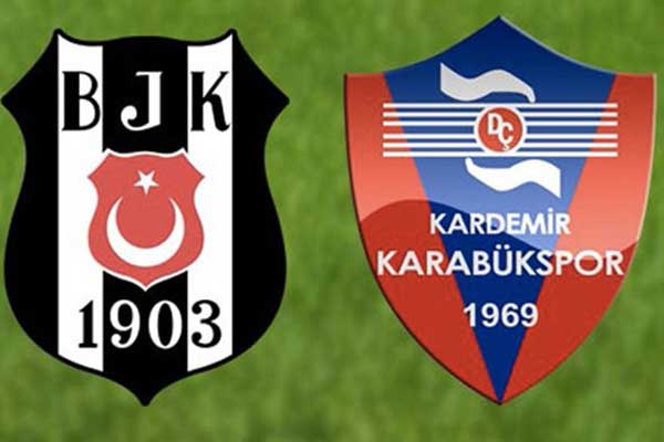 Karabükspor-Beşiktaş maçında 11'ler belli oldu