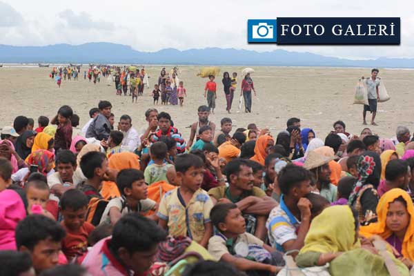 Göç yolundaki Arakan Müslümanlarının yeni görüntüleri